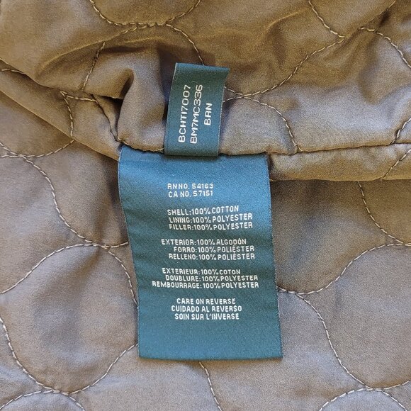 GH Bass Men Utility Field Jacket Canvas Barn Chore Coat Military Inspo Sz Small - Picture 9 of 10